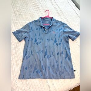 Tommy Bahama Polo Shirt Mens Large Floral Island Zone Active Stretch UV Protect